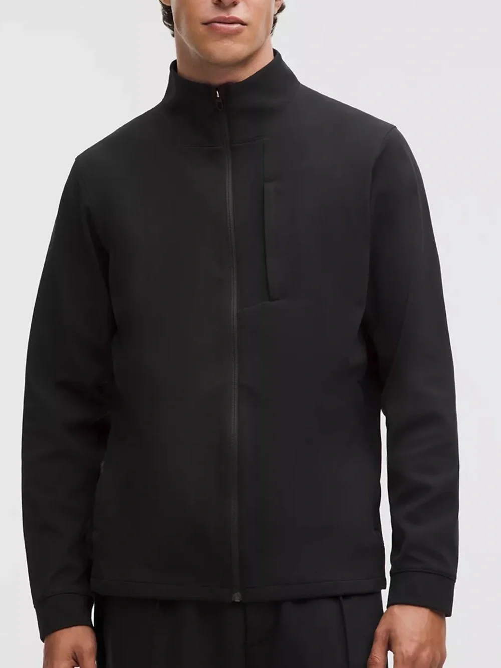 Lululemon Sojourn Men's Black Jacket - Columbus Blue Jackets logo 3XL